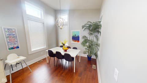 Dining room at 1112 Spann Avenue, Indianapolis, IN