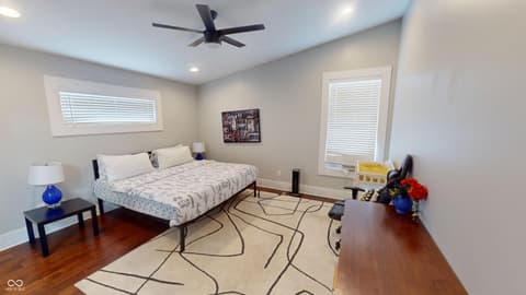 Bedroom at 1112 Spann Avenue, Indianapolis, IN