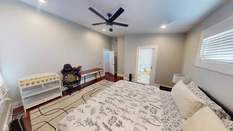 Bedroom at 1112 Spann Avenue, Indianapolis, IN