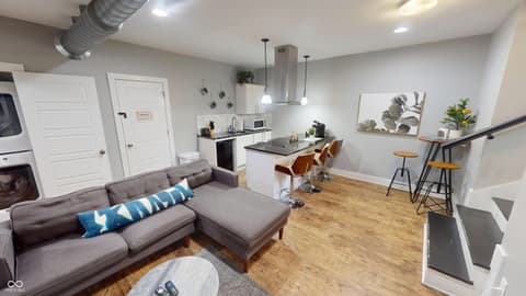 Living room at 1112 Spann Avenue, Indianapolis, IN