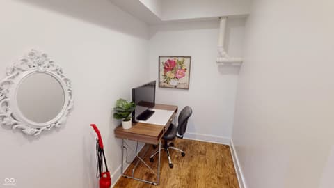 Home office at 1112 Spann Avenue, Indianapolis, IN