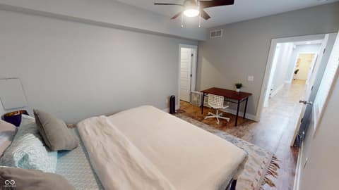 Bedroom at 1112 Spann Avenue, Indianapolis, IN