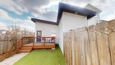 Backyard at 1112 Spann Avenue, Indianapolis, IN