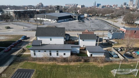 Aerial view at 1112 Spann Avenue, Indianapolis, IN