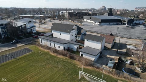 Aerial view at 1112 Spann Avenue, Indianapolis, IN