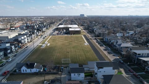 Aerial view at 1112 Spann Avenue, Indianapolis, IN