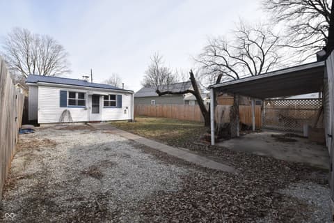 Backyard at 502 S State Street, Greenfield, IN