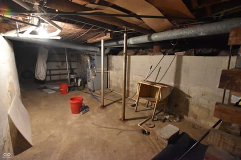 Basement at 502 S State Street, Greenfield, IN