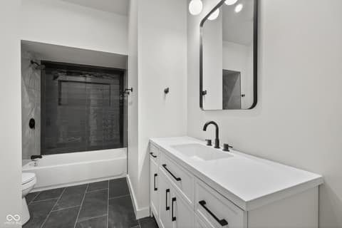 Bathroom at 897 Nevelle Lane, Carmel, IN