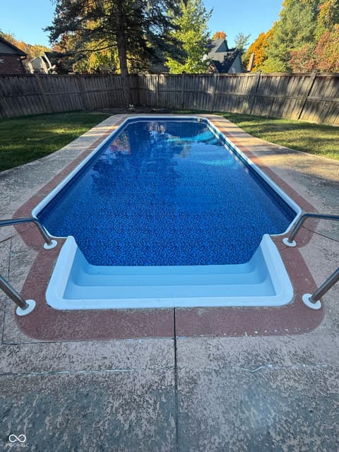 Pool at 897 Nevelle Lane, Carmel, IN