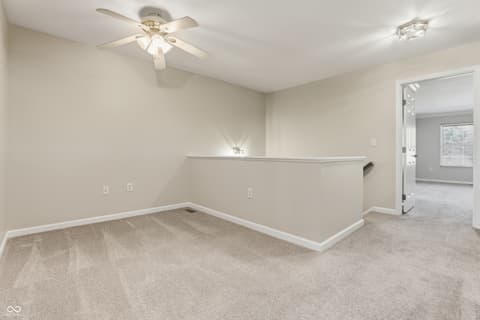 Family room at 9201 Wadsworth Court, Fishers, IN