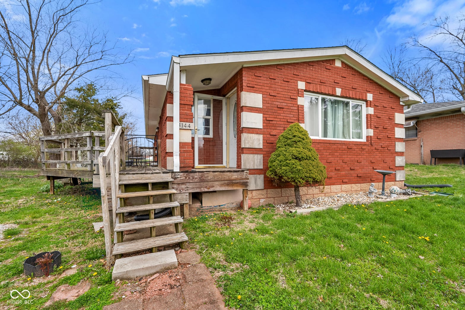 Front exterior at 3144 Wade Street, Indianapolis, IN
