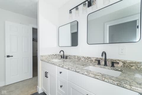 Bathroom at 1127 Hickory Lane, New Castle, IN