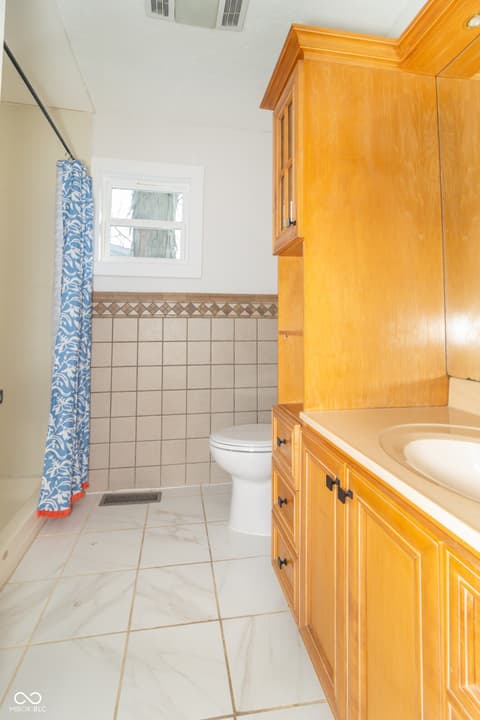 Bathroom at 1127 Hickory Lane, New Castle, IN