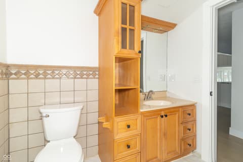 Bathroom at 1127 Hickory Lane, New Castle, IN