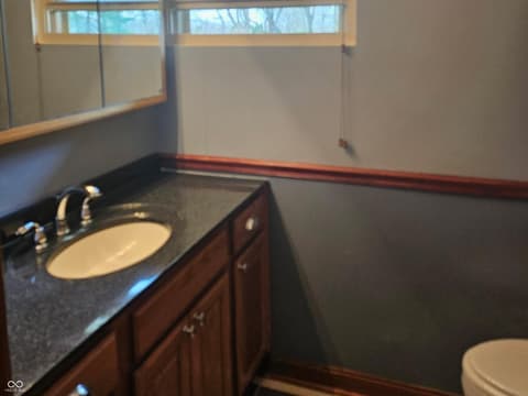 Bathroom at 7855 Bluff Road, Indianapolis, IN