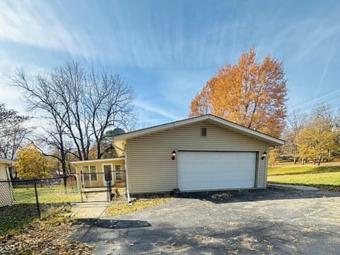 Side exterior at 7855 Bluff Road, Indianapolis, IN