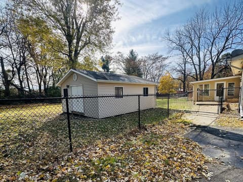 Side exterior at 7855 Bluff Road, Indianapolis, IN