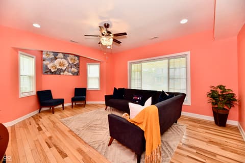 Living room at 627 N Gray Street, Indianapolis, IN