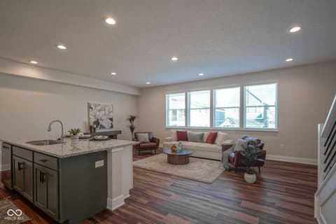 Living room at 1653 Lexington Avenue, Indianapolis, IN