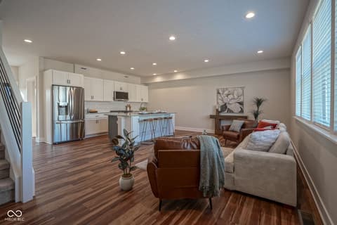 Living room at 1653 Lexington Avenue, Indianapolis, IN