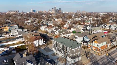 Aerial view at 1653 Lexington Avenue, Indianapolis, IN