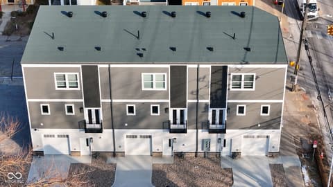 Aerial view at 1653 Lexington Avenue, Indianapolis, IN