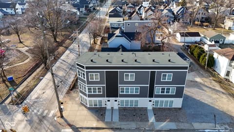 Aerial view at 1653 Lexington Avenue, Indianapolis, IN