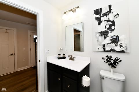 Bathroom at 1789 River Birch Drive, Greenfield, IN