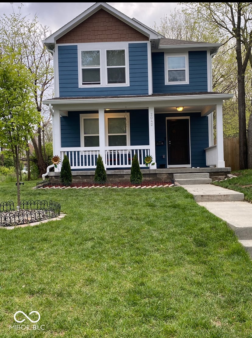 Front exterior at 2042 Columbia Avenue, Indianapolis, IN