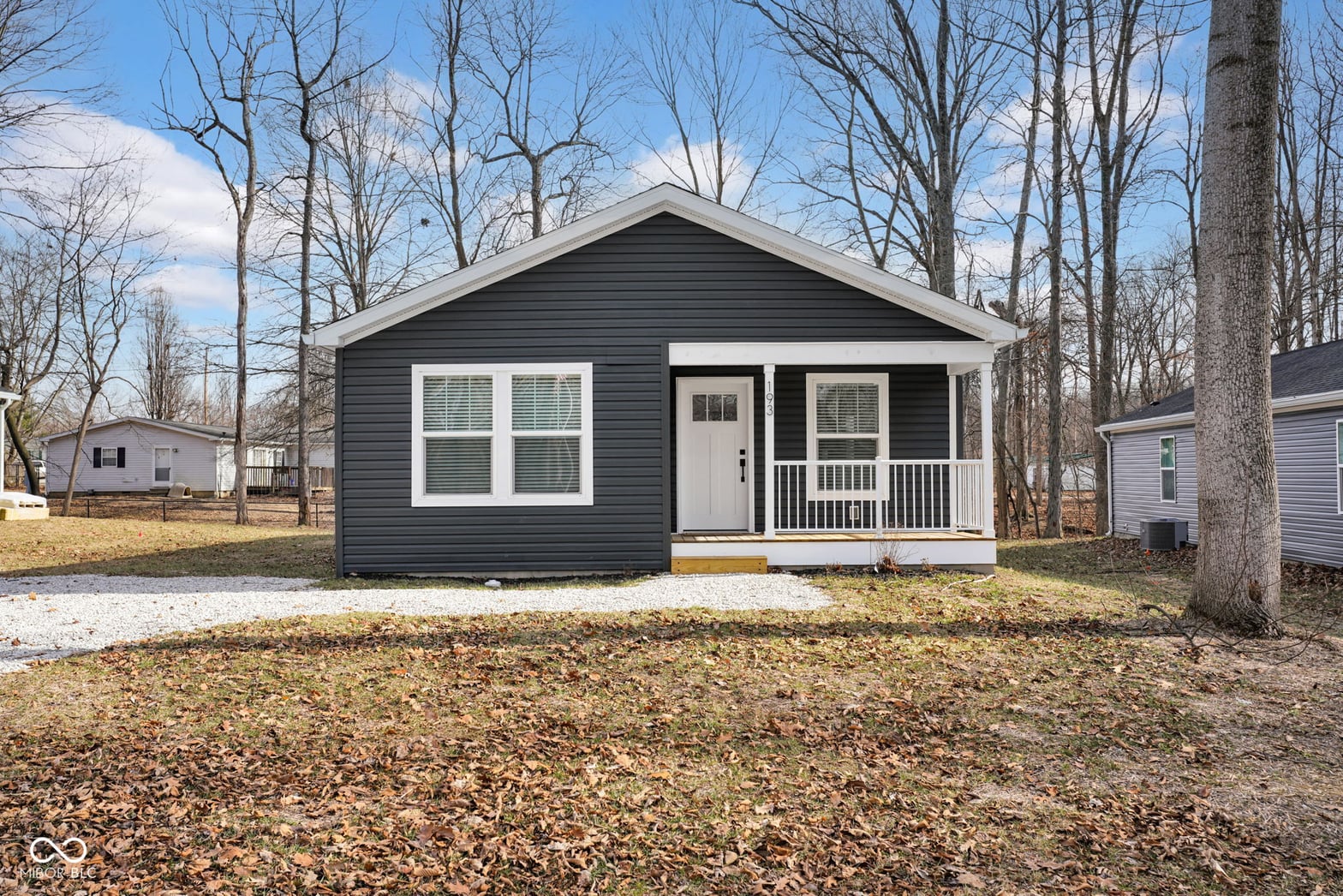 Front exterior at 193 Ivy Court, Cloverdale, IN