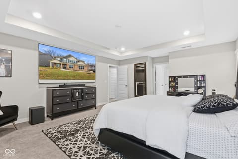 Primary bedroom at 15546 Senita Lane, Fishers, IN