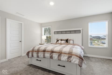 Primary bedroom at 15546 Senita Lane, Fishers, IN
