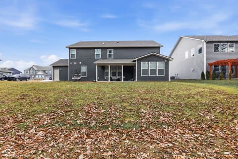 Backyard at 15546 Senita Lane, Fishers, IN