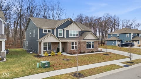 Front exterior at 15546 Senita Lane, Fishers, IN