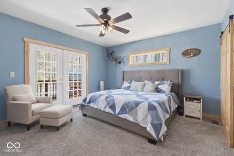 Bedroom at 8277 E Lake Shore Drive, Rockville, IN