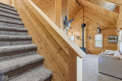 Stairs — 8277 E Lake Shore Drive, Rockville, IN