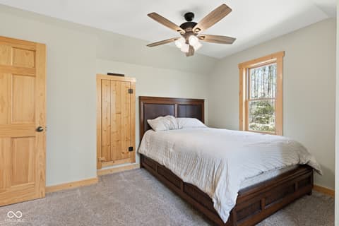 Bedroom at 8277 E Lake Shore Drive, Rockville, IN
