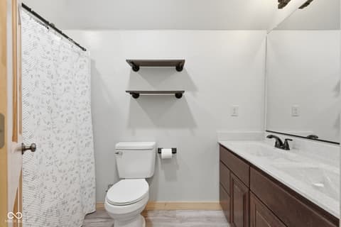 Bathroom at 8277 E Lake Shore Drive, Rockville, IN