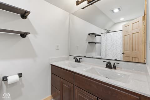 Bathroom at 8277 E Lake Shore Drive, Rockville, IN