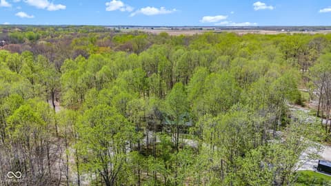 Aerial view at 8277 E Lake Shore Drive, Rockville, IN