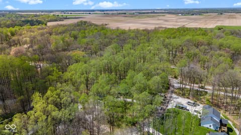 Aerial view at 8277 E Lake Shore Drive, Rockville, IN