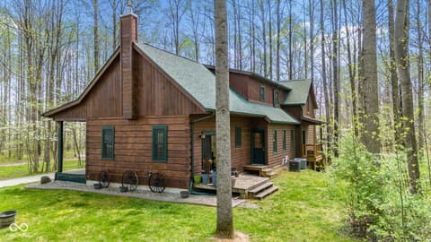 Backyard at 8277 E Lake Shore Drive, Rockville, IN