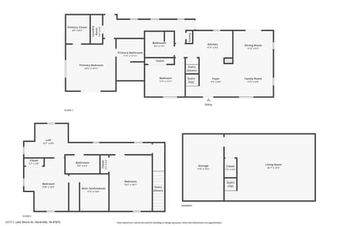 Floor Plan — 8277 E Lake Shore Drive, Rockville, IN