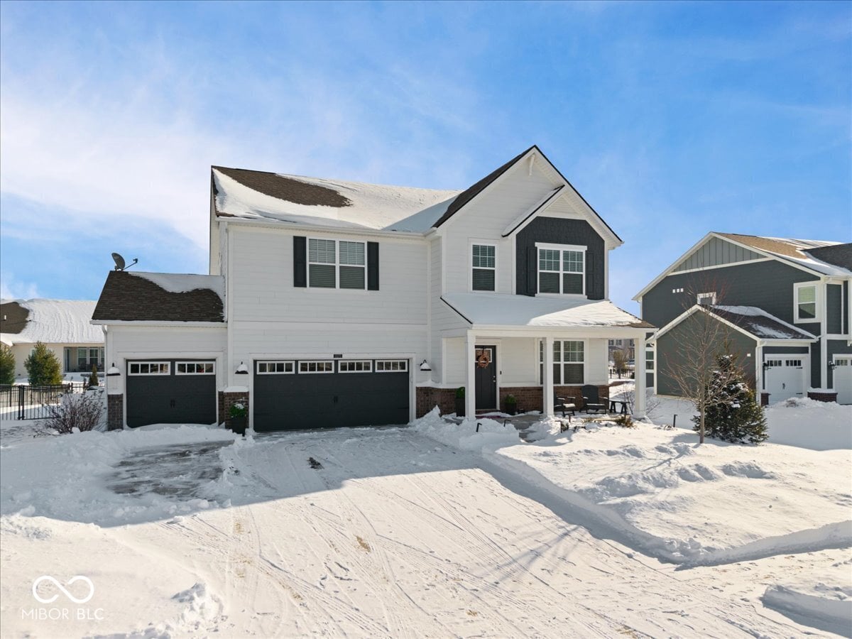 Front exterior at 15275 Brownspring Drive, Westfield, IN