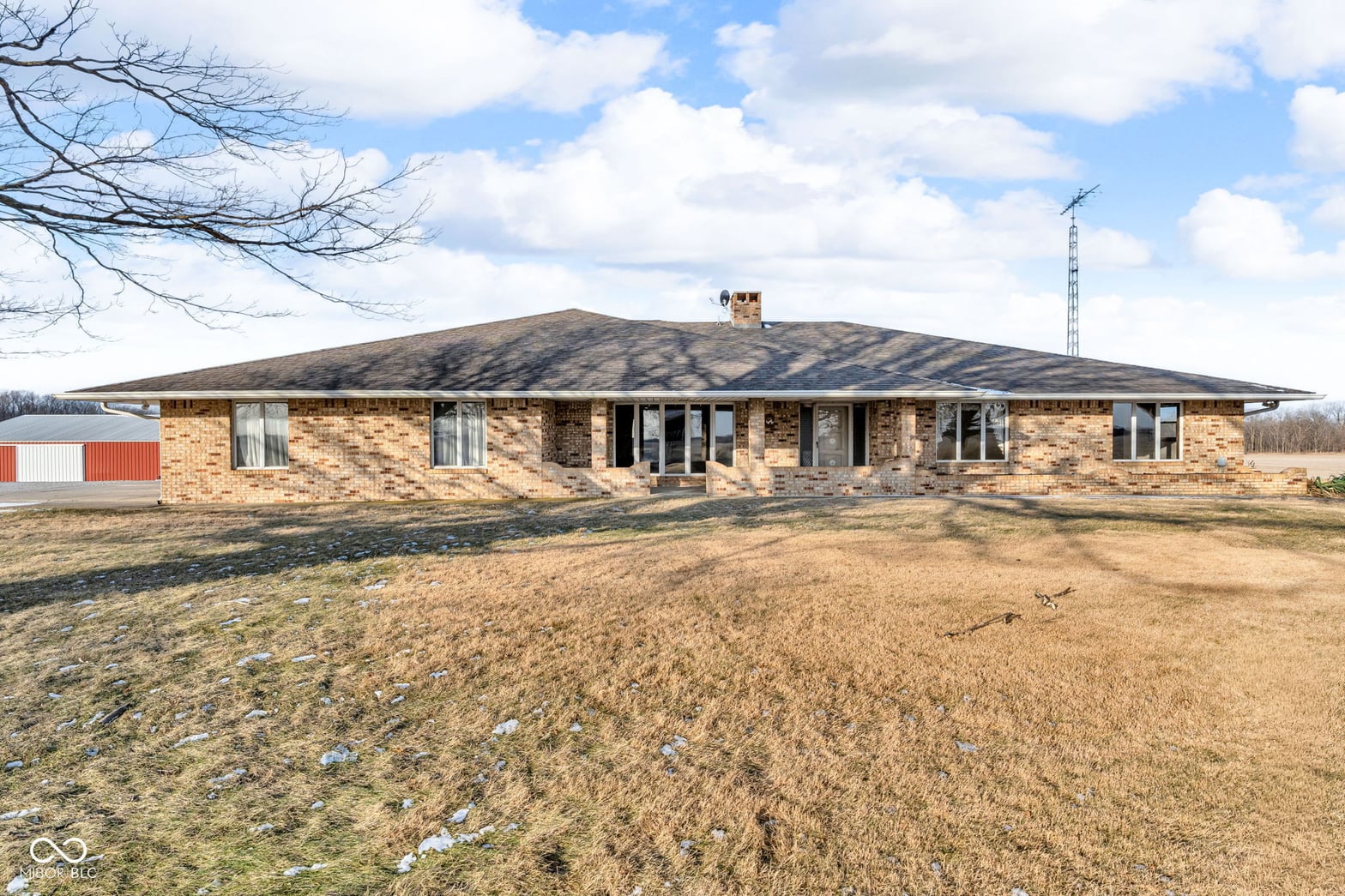 Front exterior at 3693 N 675 E, Darlington, IN