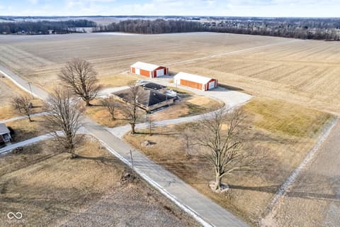 Aerial view at 3693 N 675 E, Darlington, IN