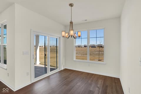 Dining room at 2879 Piper Place, Plainfield, IN