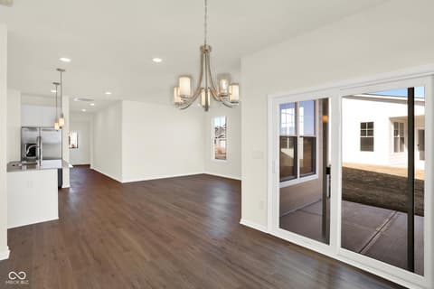 Dining room at 2879 Piper Place, Plainfield, IN