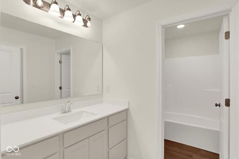 Bathroom at 2644 Marjorie Lane, Plainfield, IN